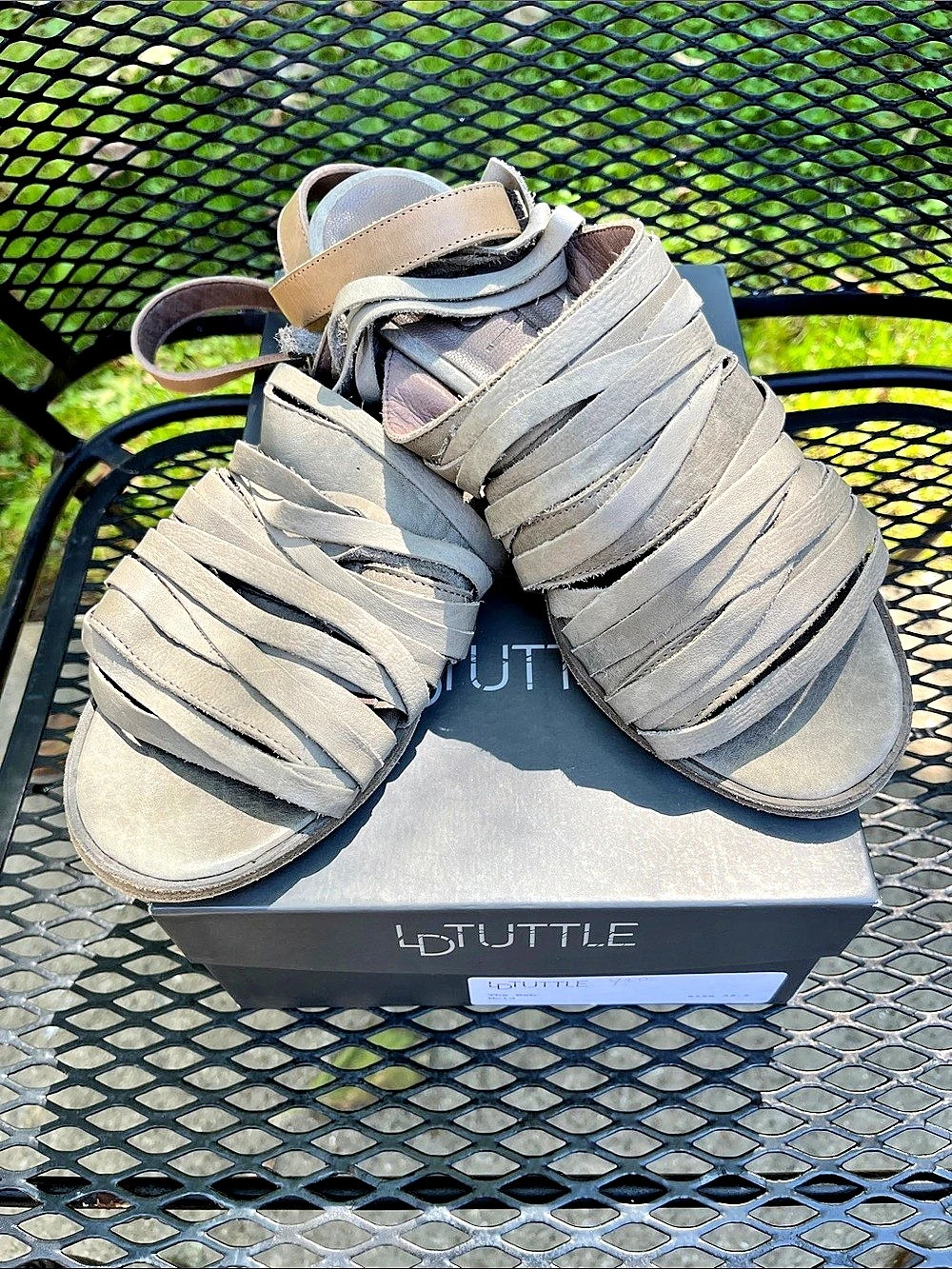 LD Tuttle The Web Strappy Sandals Gray EU 39.5